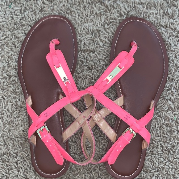 tommy hilfiger pink sandals